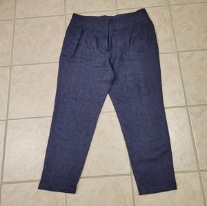 Zara basic 100% linen pants size XL